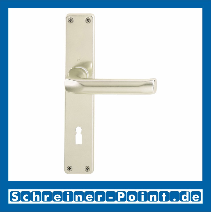 Hoppe London Aluminium Langschildgarnitur F2 Neusilber 113/202SP, 6675334, 6797302, 6824593, 6675391, 6675458, 6824635